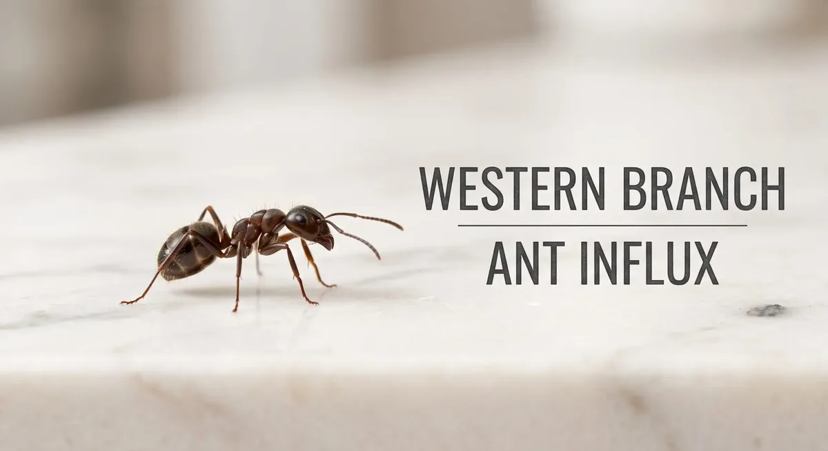 The Western Branch Ant Influx: Why Spraying Can Actually Make Your Problem Worse