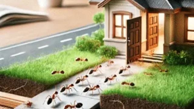 What happens if you divide the ant colony?