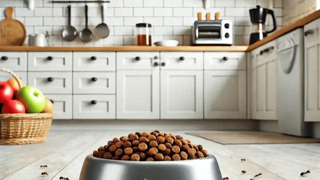 Ants Feeding in Your Dog’s Bowl