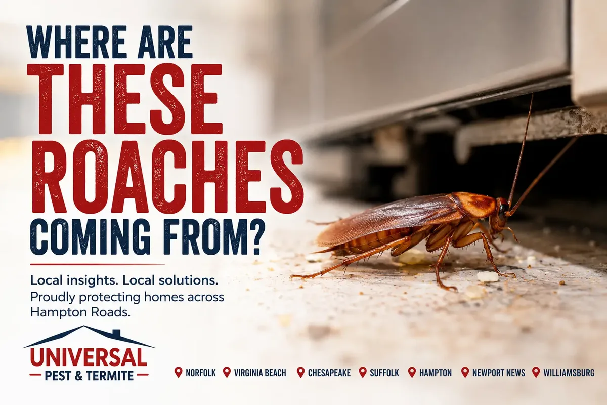Where Are These Roaches Coming From?