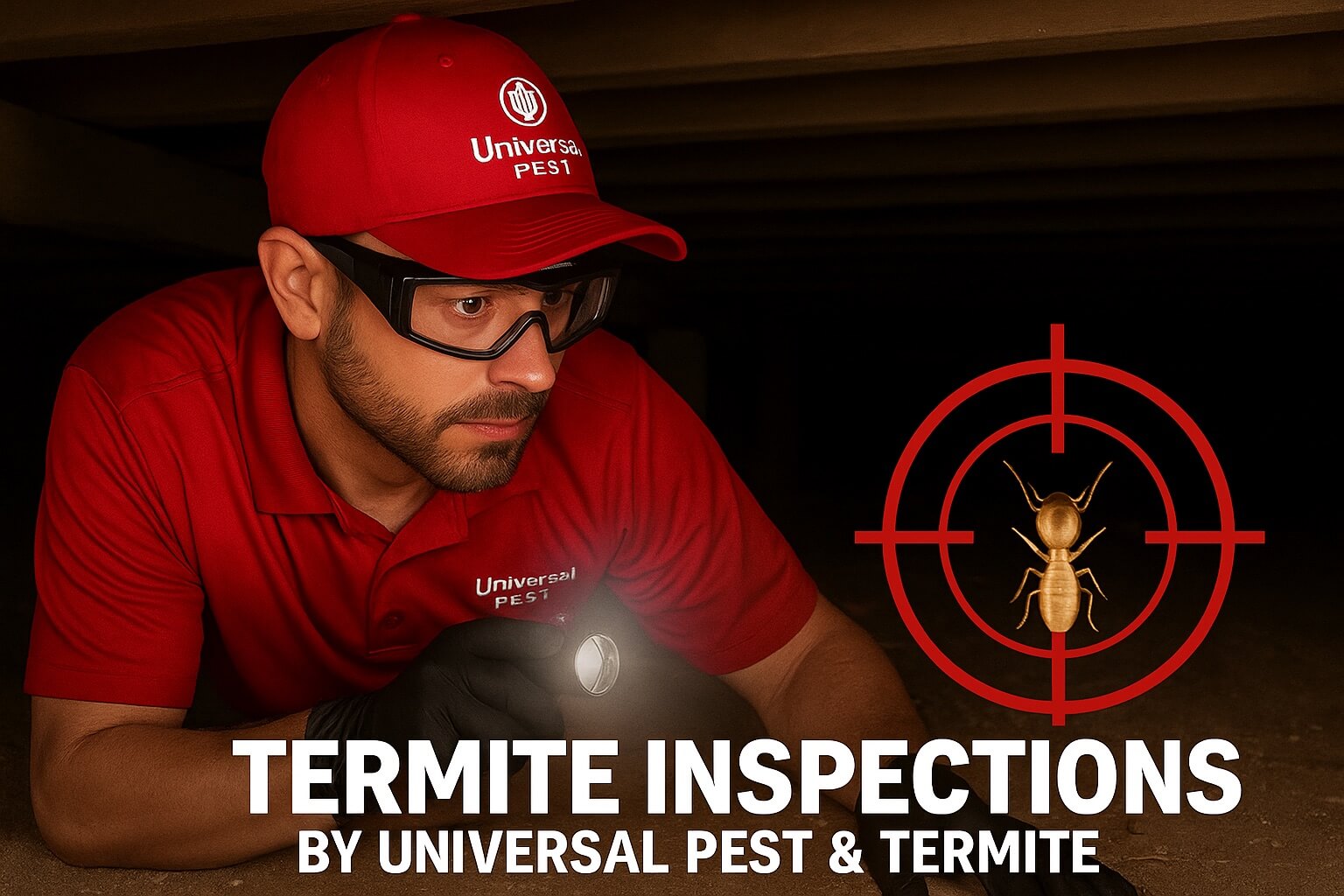 termite inspector from Universal Pest & Termite