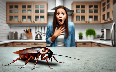 Amercian Roaches (Waterbugs) in Hampton Roads, Virginia.